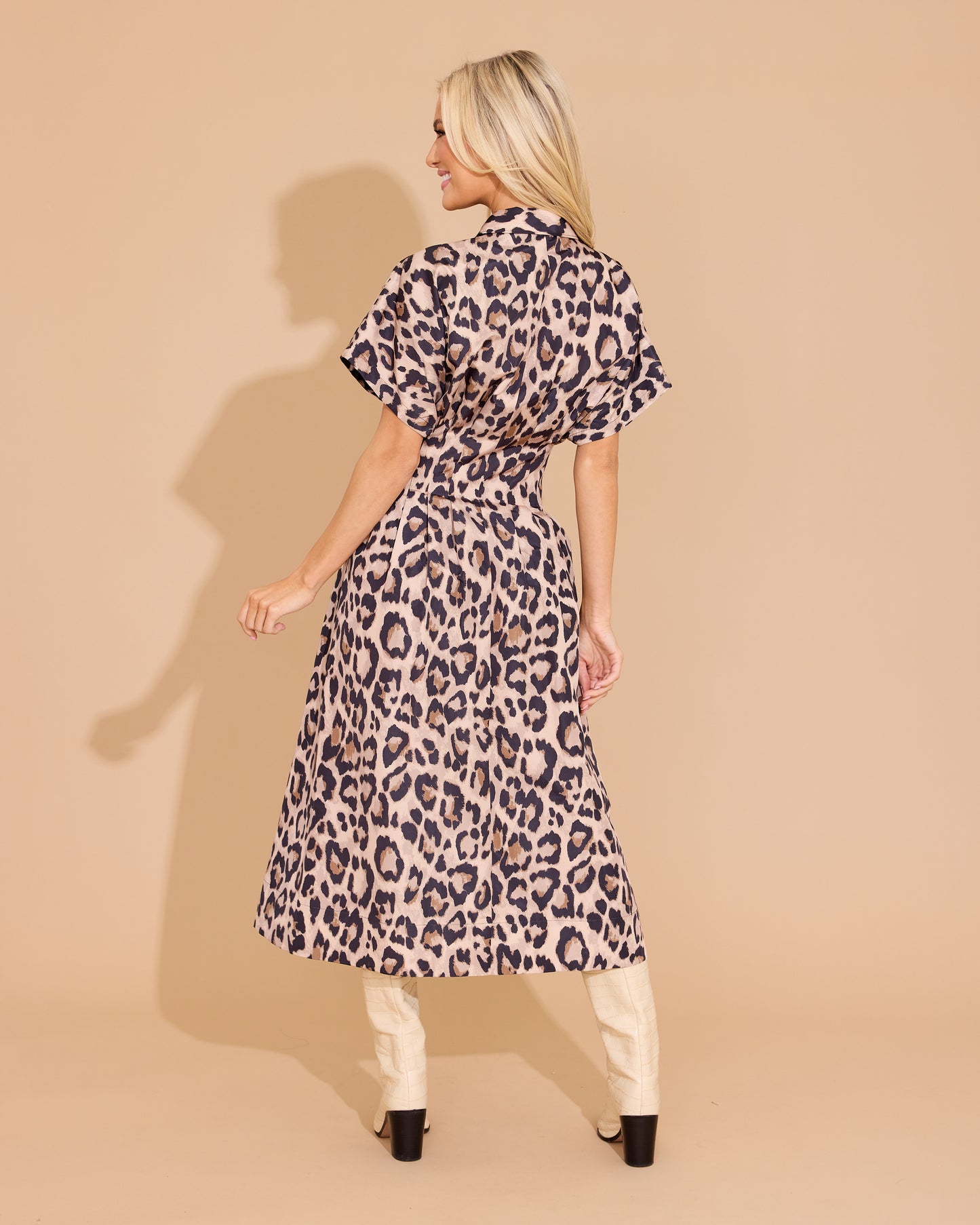 Alden Adair Becca Dress Jaguar print