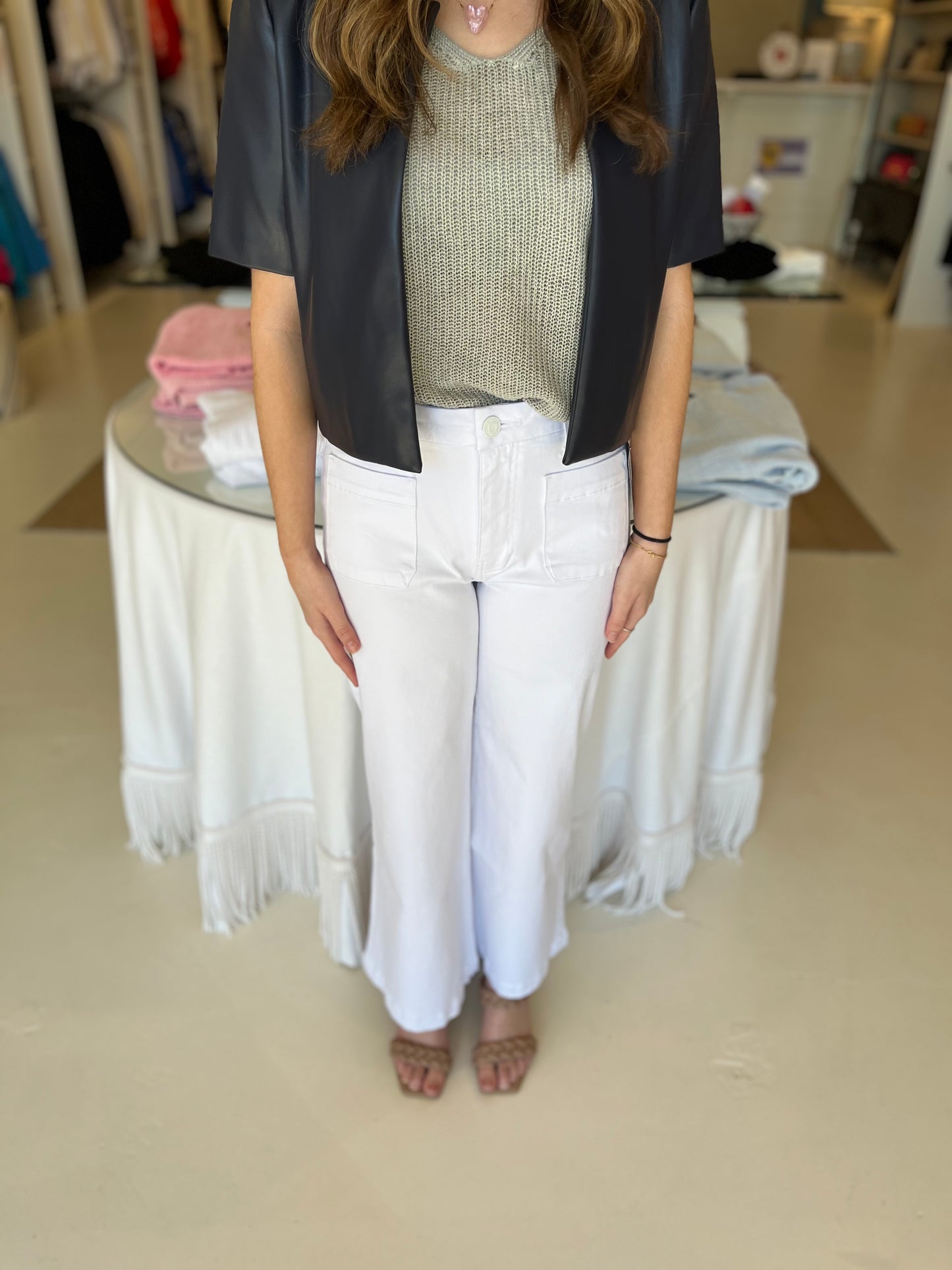 KUT Meg High Rise Wide Leg