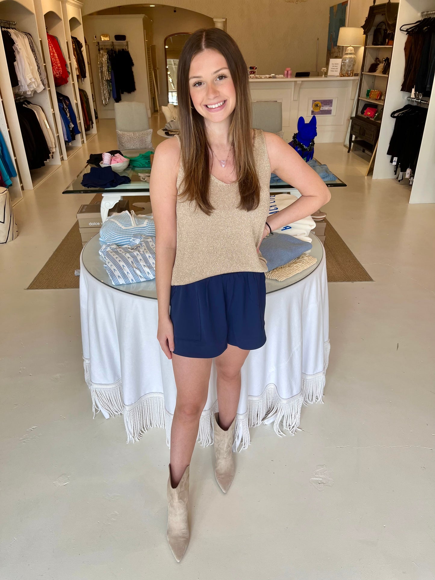 Joy Joy Pull - On Short Pink & Navy