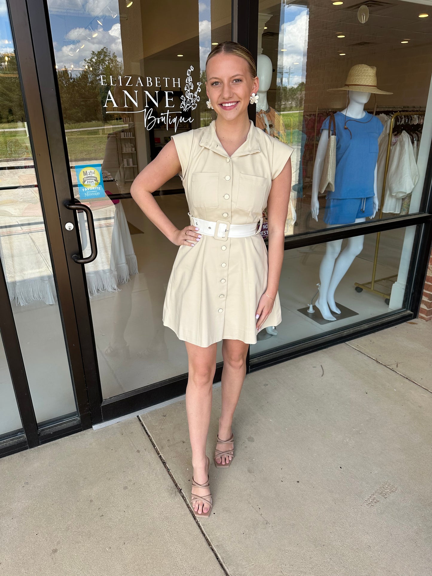 S'edge Mairin Dress- Cobblestone