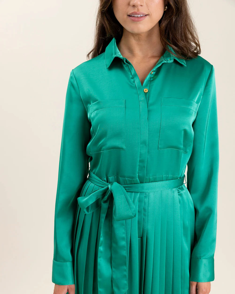 S'edge Adair Dress-Dynasty Green
