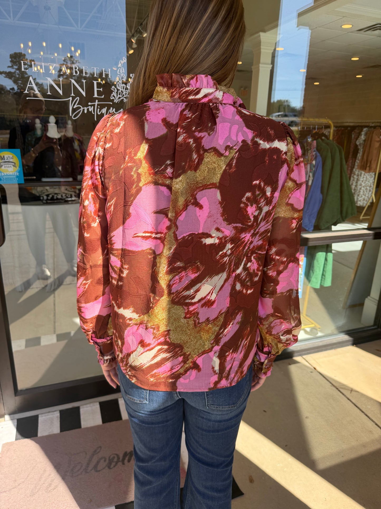 Jade Jessica Blouse- Molten Blush