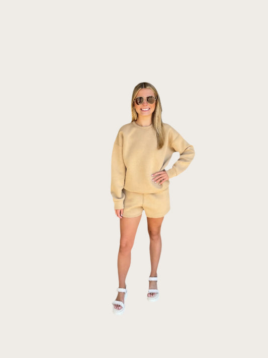 EAB Favorites Toffee Scuba Shorts
