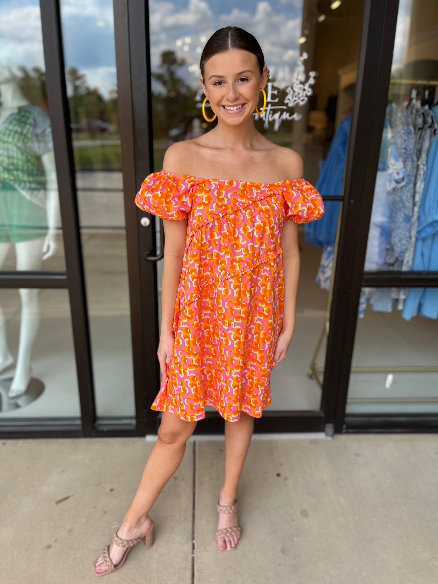 Taylor Tillman Sophie Dress Pink Poppy