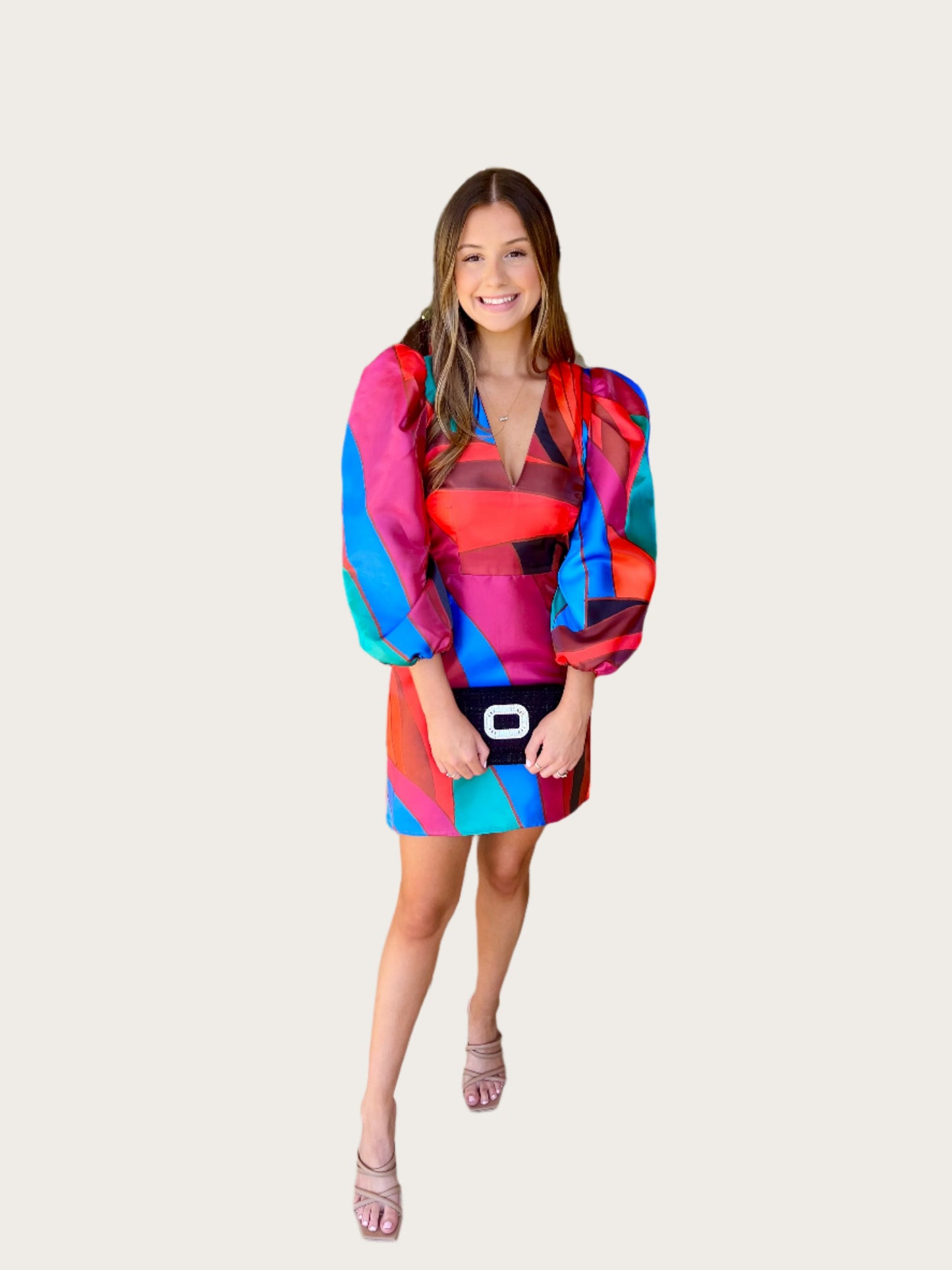Alden Adair Bridgette Dress- Prism