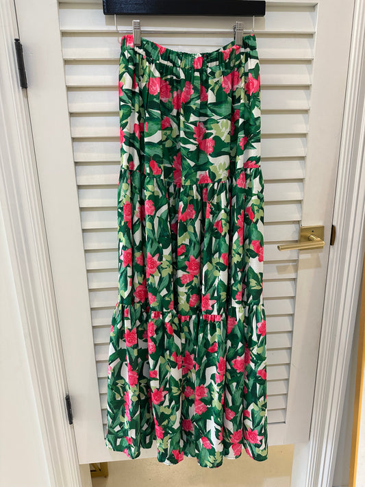 Flying Tomato Printed Woven Maxi Skirt
