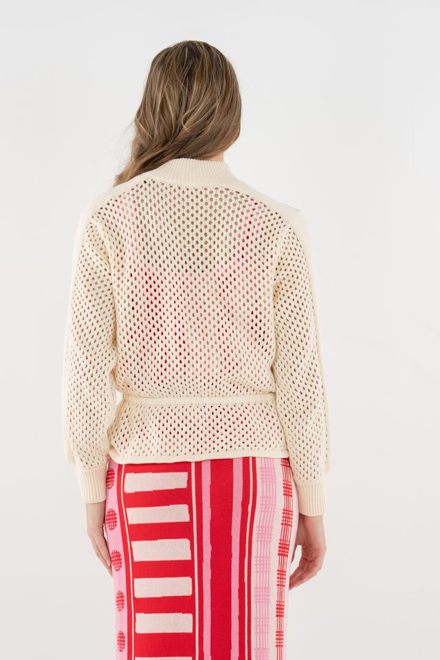 Emily McCarthy Bailey Bomber - Sandshell Knit