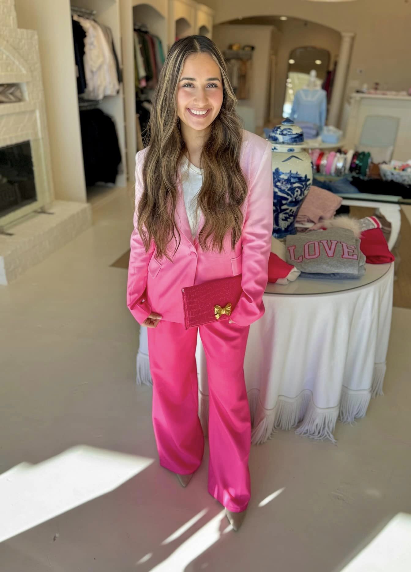 EAB Favorites Magenta Wide Leg Trouser