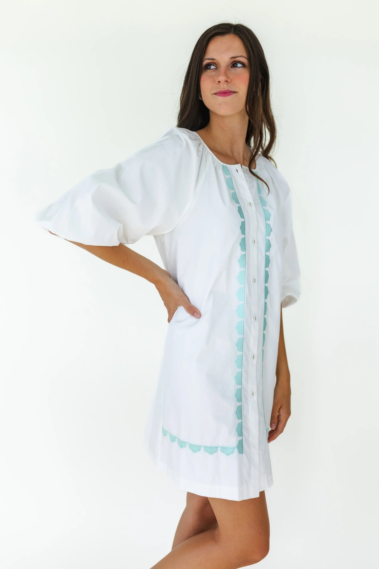 Mary George Emma Dress- Star White