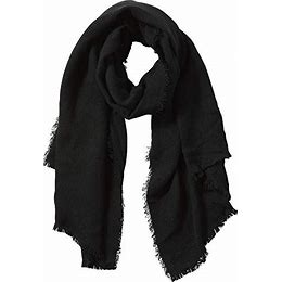 Tickled Pink Shimmer Scarf -Black