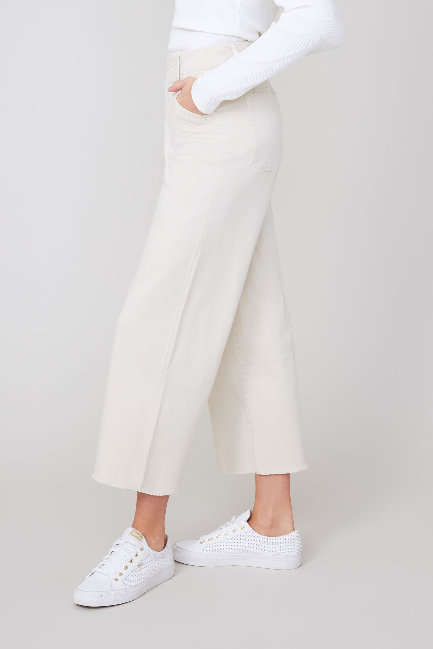 Renuar Woven Pant - Oyster
