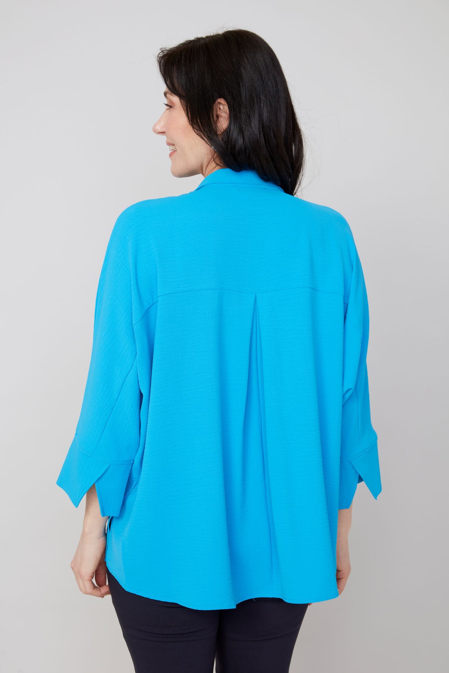 Renuar Woven Blouse - Azure Blue