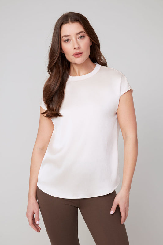 Renuar Woven Blouse - Oyster