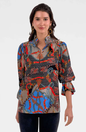 Gretchen Scott Ruffleneck Tunic - Ditto