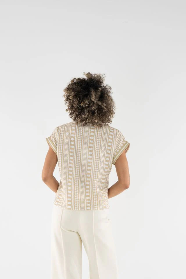 Emily McCarthy Riviera Top - Piazza Stripe