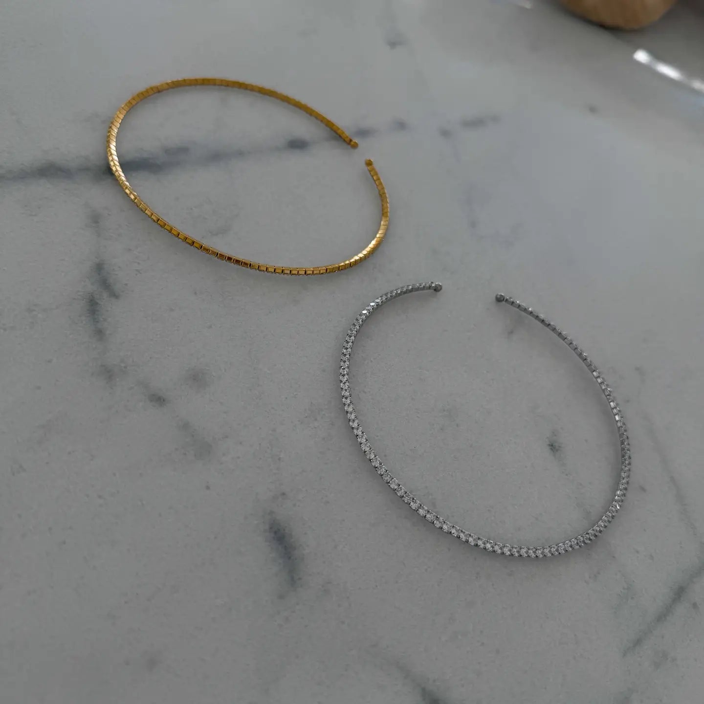 Luxe Tennis Necklace - Gold
