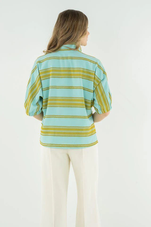 Emily McCarthy Bonny Top - Fringe Stripe