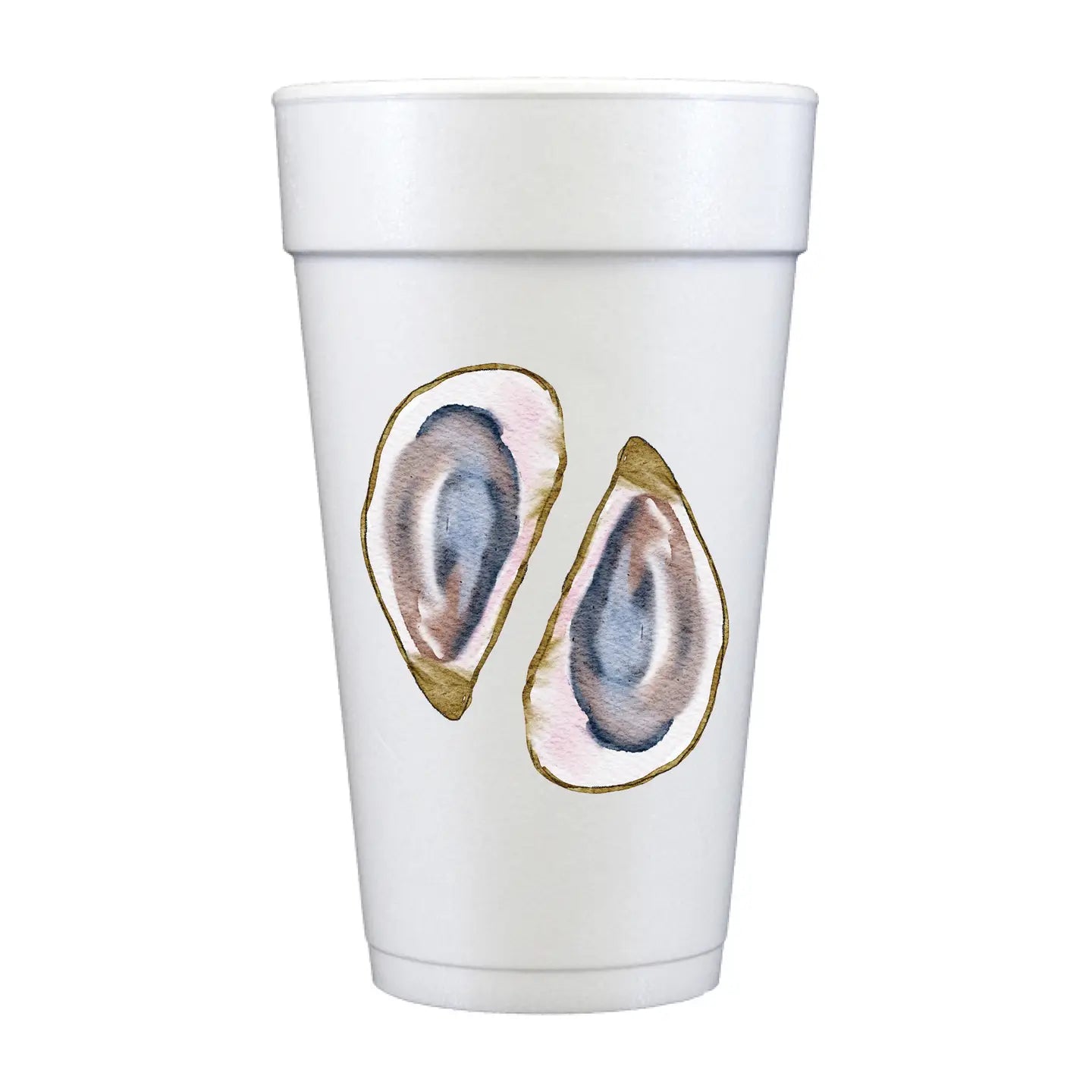 Oysters Full Color Foam Cups