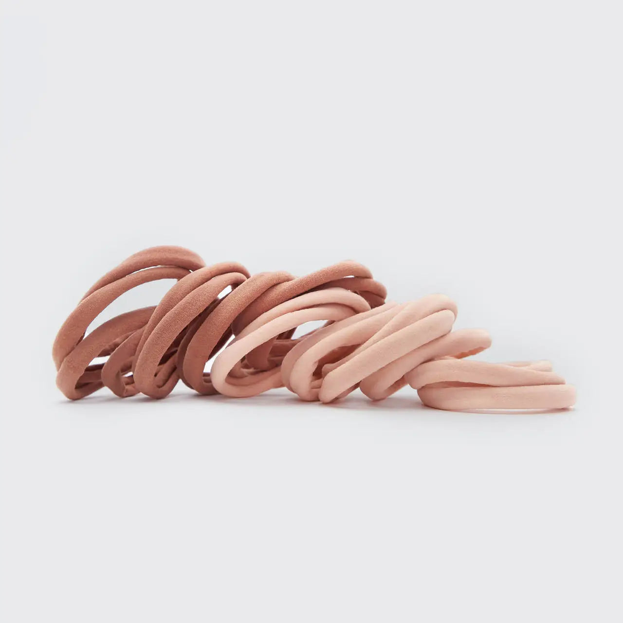 Kitsch Nylon Elastics 20pc Set - Blush