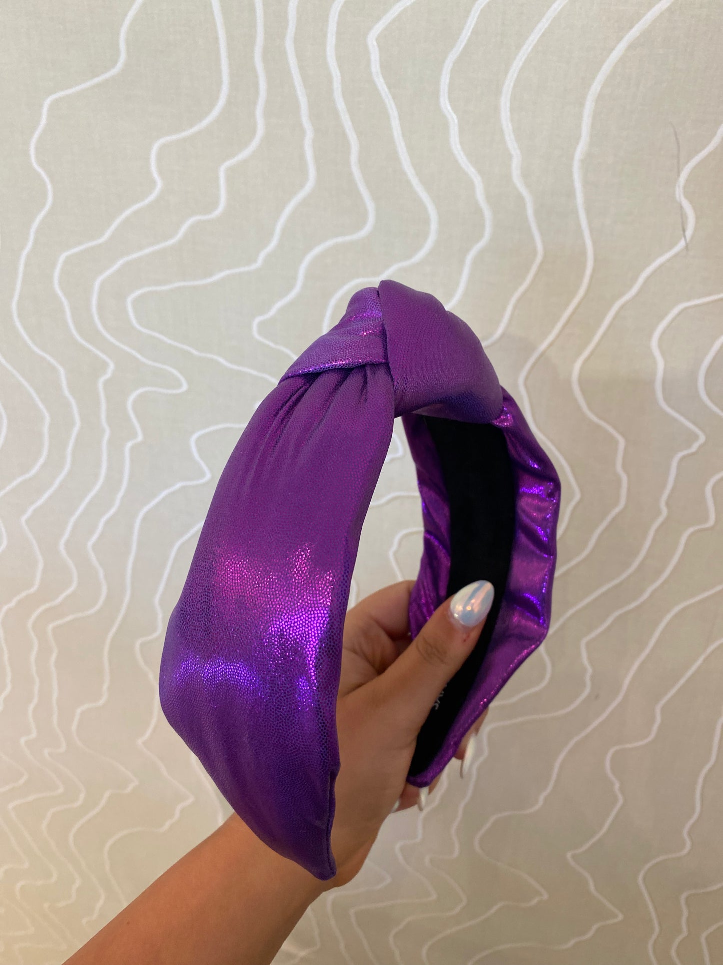 Purple Metallic Headband