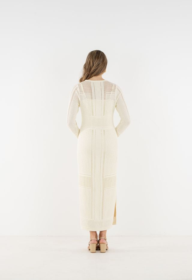 Emily McCarthy Marbella Knit Dress - Sandshell