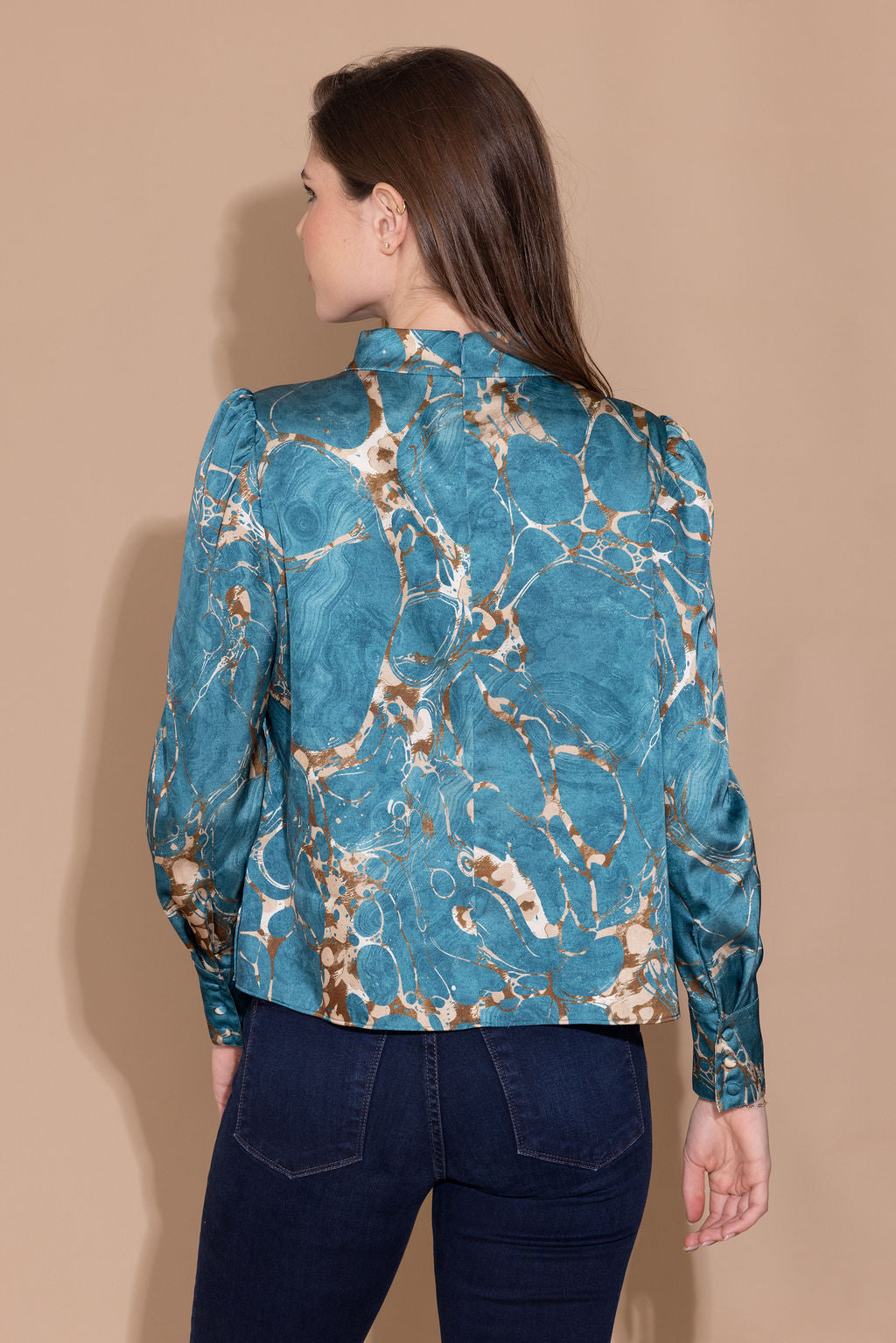 Alden Adair Scarlett Top- Riverstone