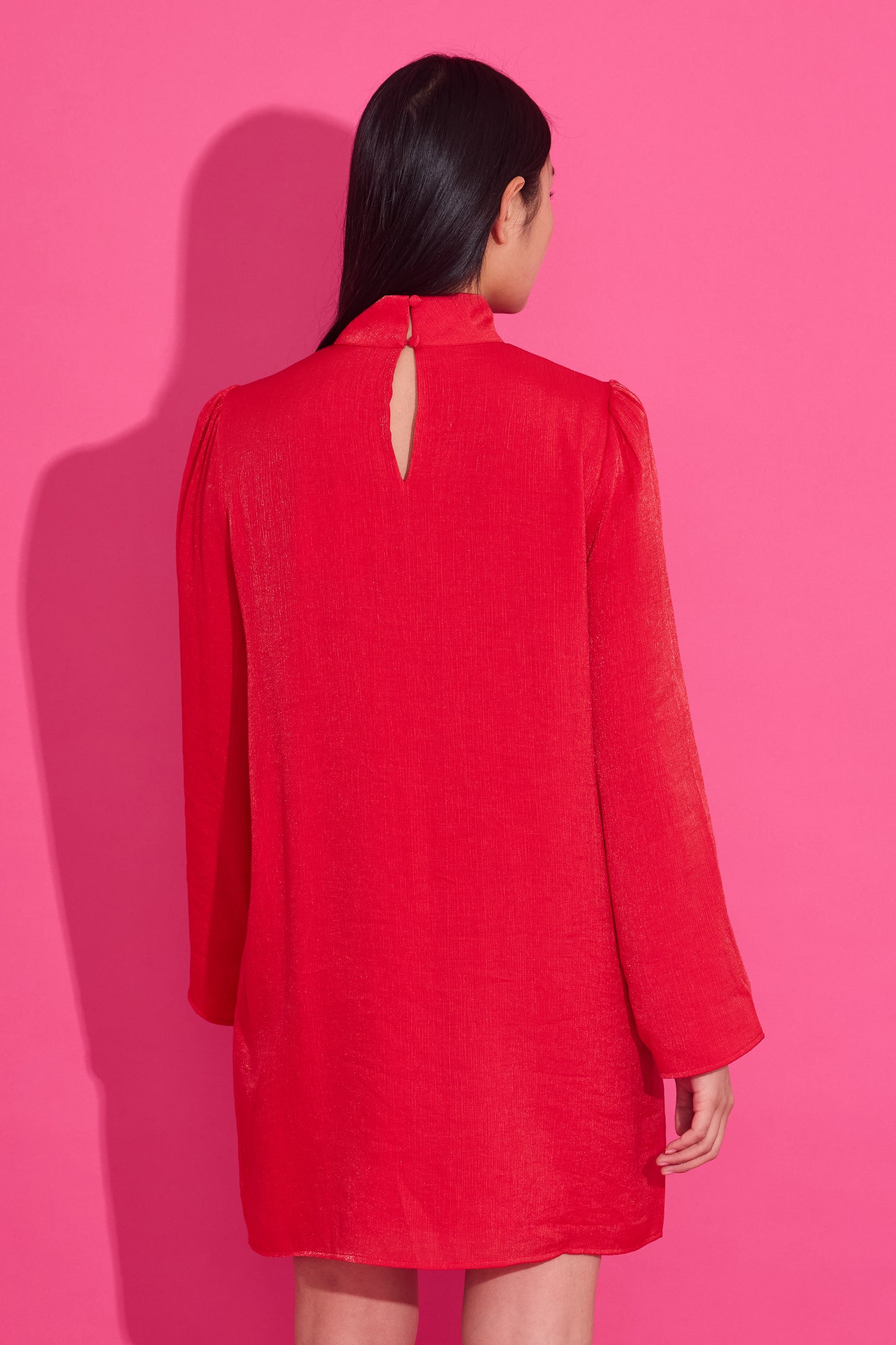 Alden Adair Emery Dress - Lipstick