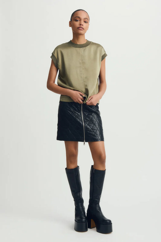 Melissa Nepton Gaylor Top - Dark Khaki