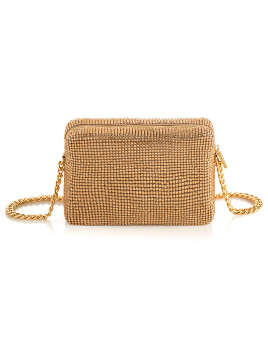 Sparkly Shoulder Bag-Gold