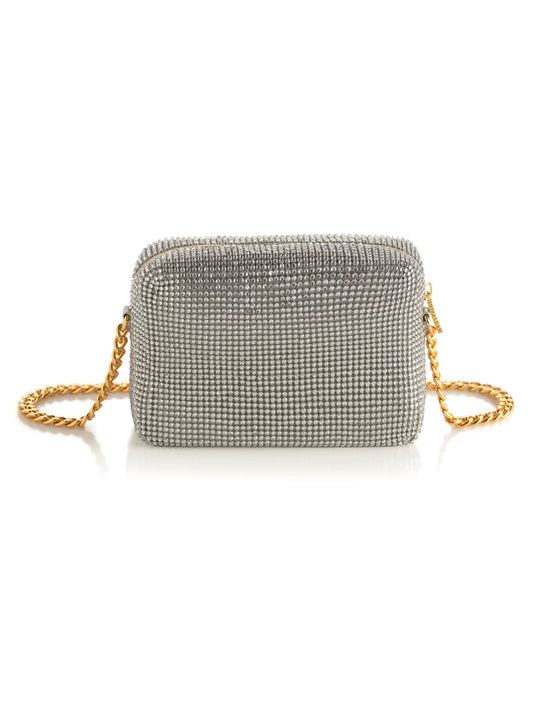 Sparkly Shoulder Bag- Silver