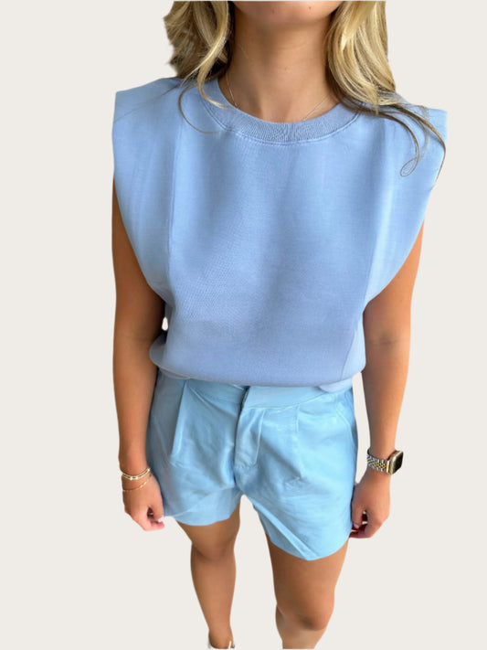 EAB Favorites Powder Blue Gameday Top