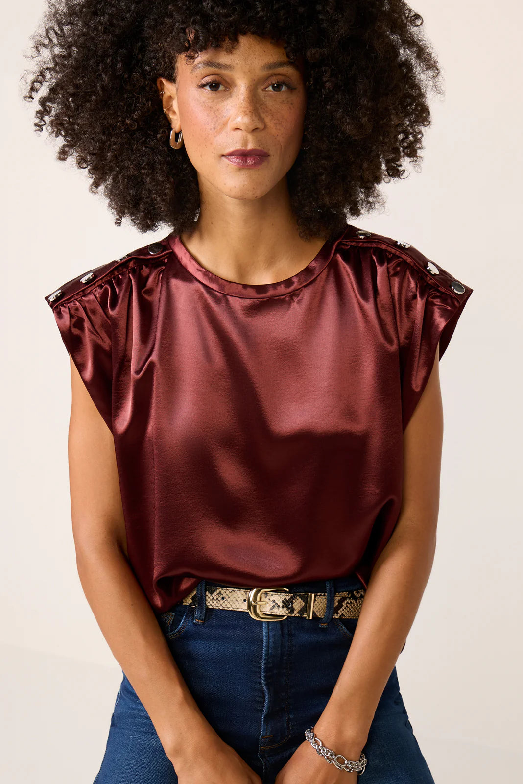 Melissa Nepton Randy Blouse - Burgundy