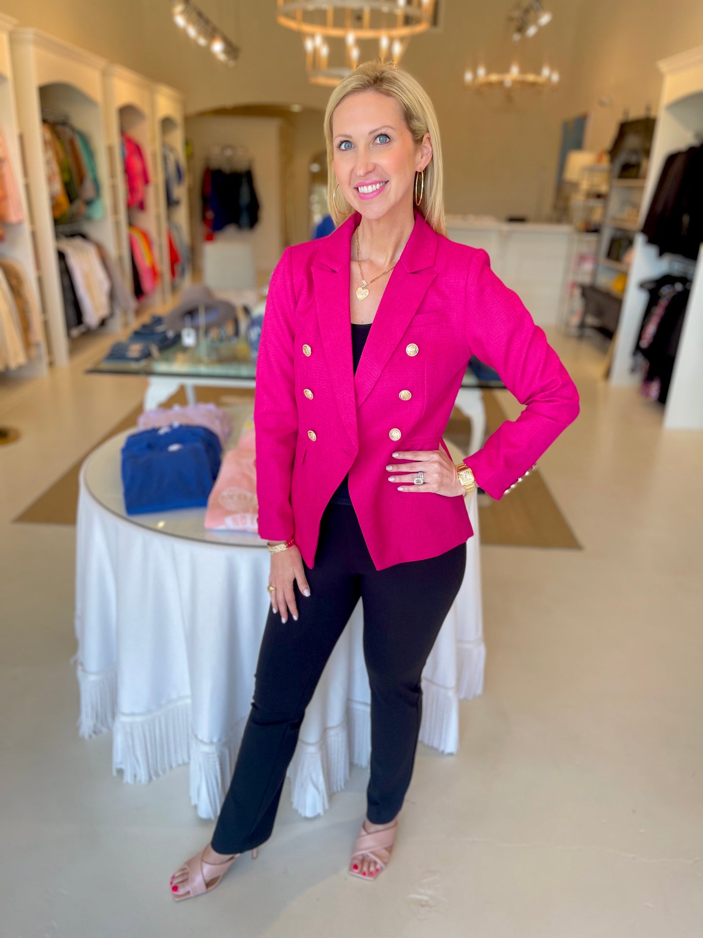 Jade Winnie Blazer Magenta