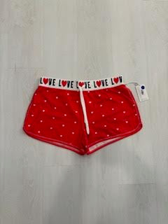 PJ Salvage Heart Valentines Short
