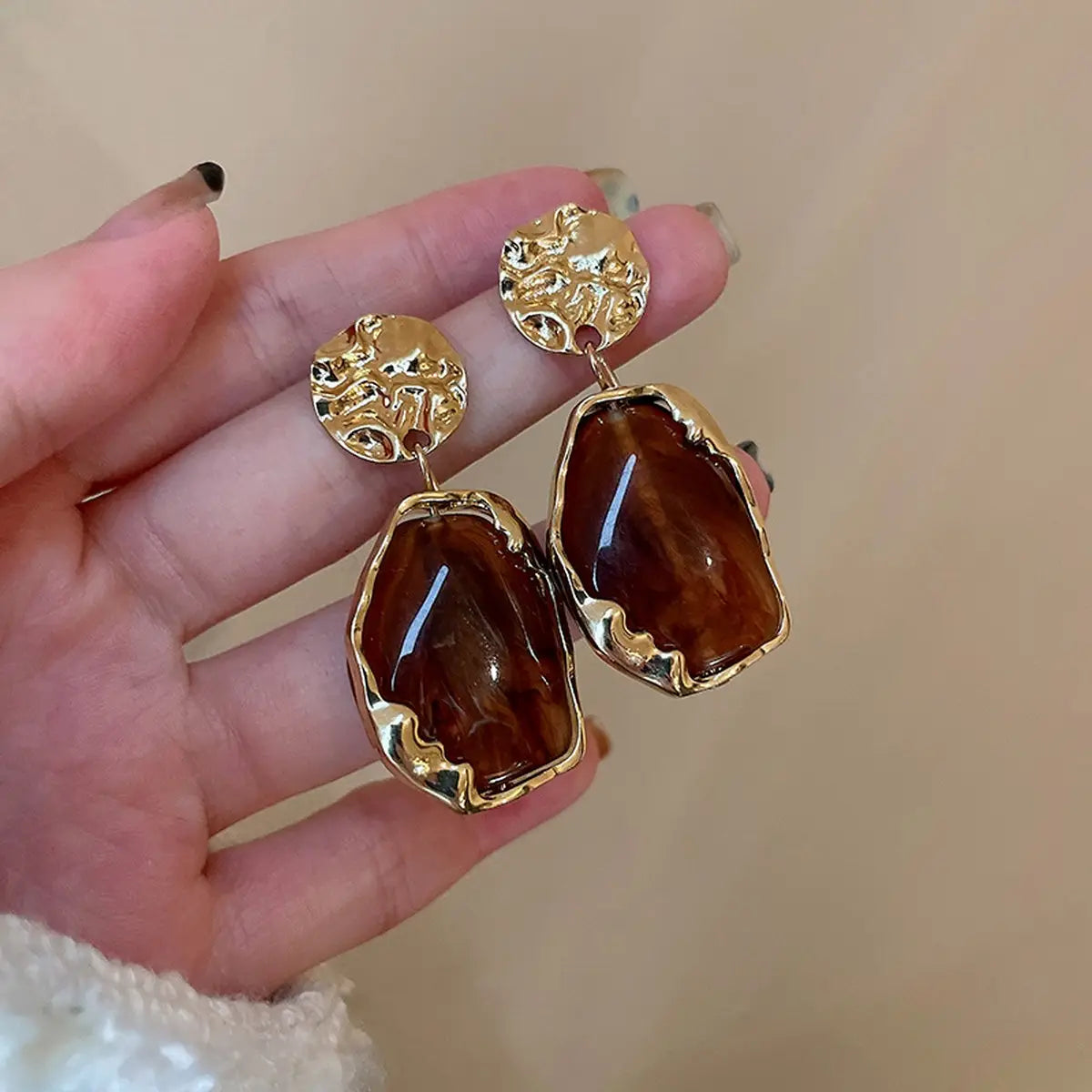 EAB Favorites Pleated Geometric Earrings