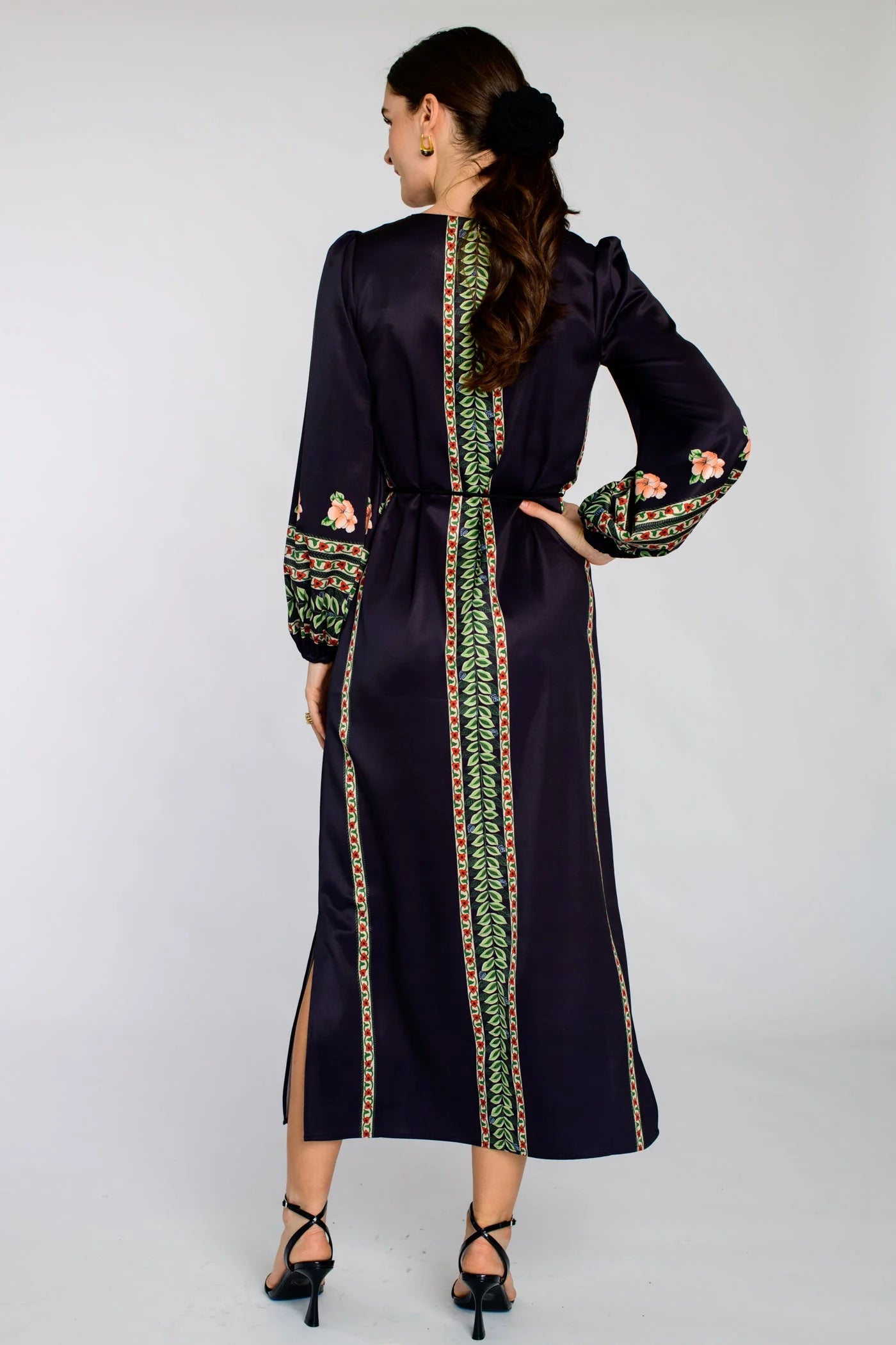 Elizabeth James Dawn Maxi Dress in Garland Stripe