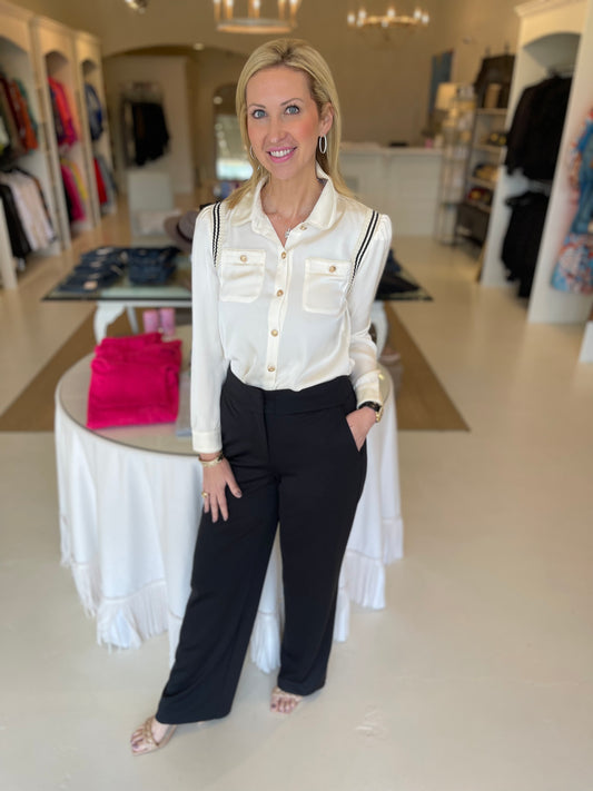 Renuar Comfort Chic Trousers Black