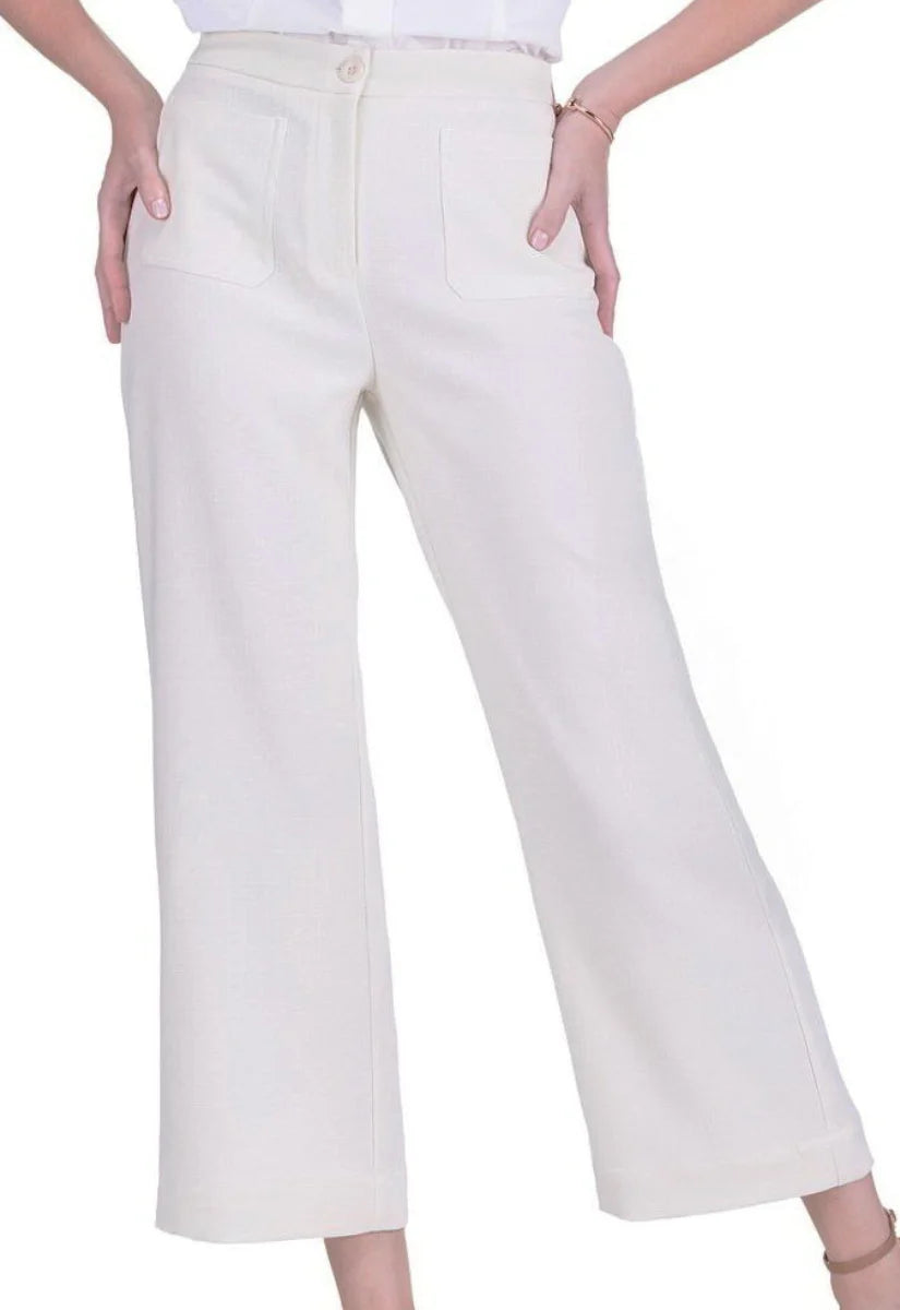 Ivory Pocket Crop Pant