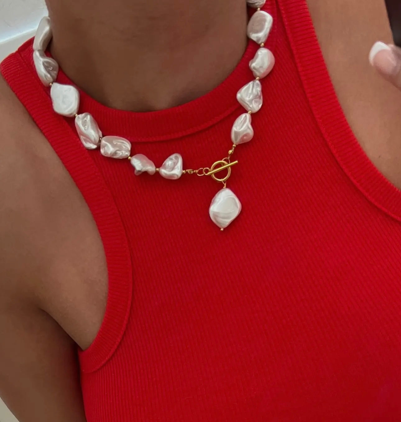 Chan Sutt Pearls Chunky Pearl Necklace