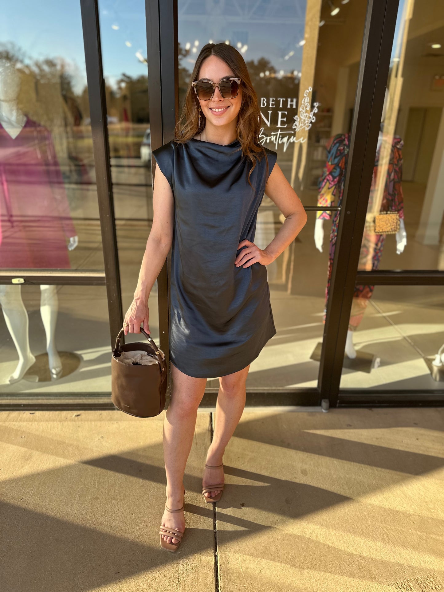 Melissa Nepton Beni Burberry Blue Dress