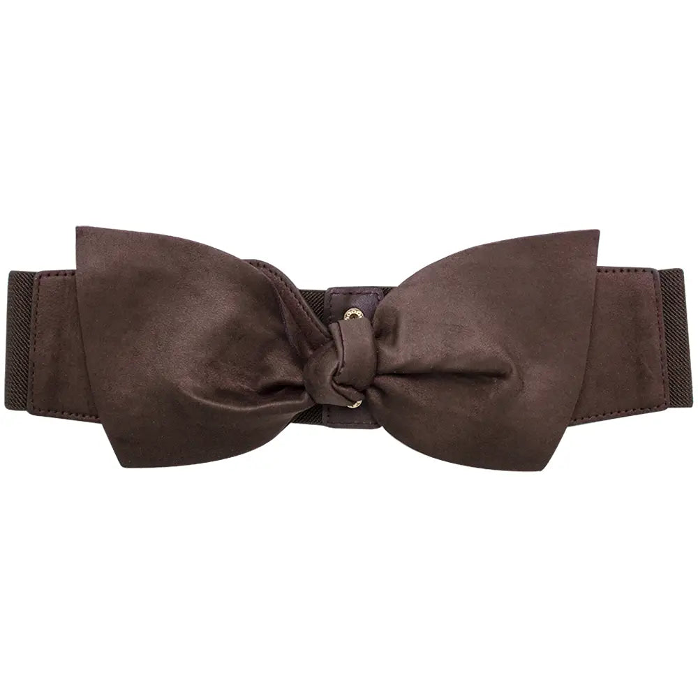 Bow Design Elastic Waist Belt