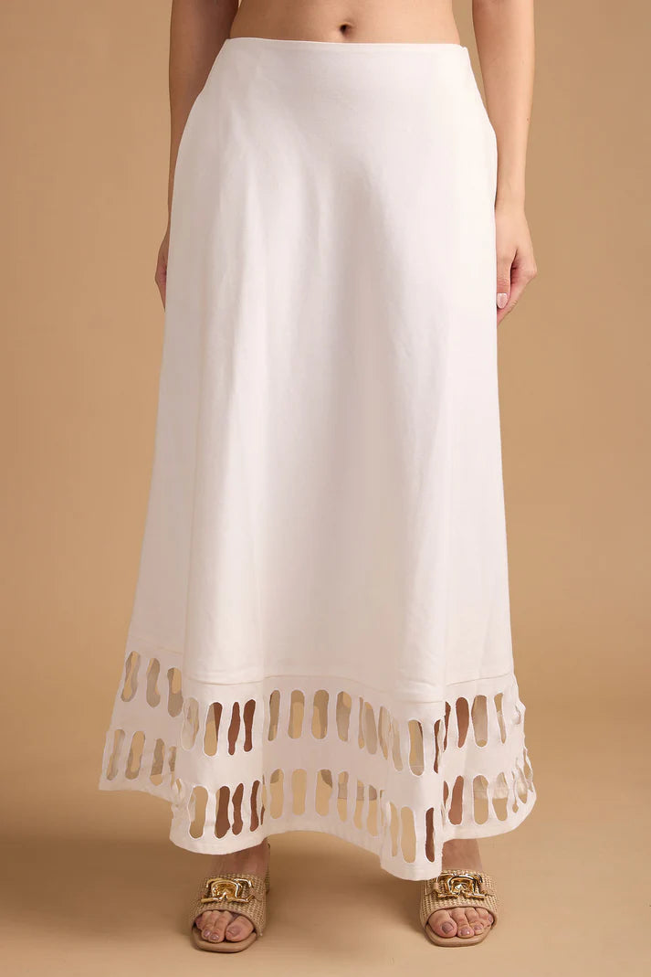 Thomas & Lourdes Dalia Skirt - Creme