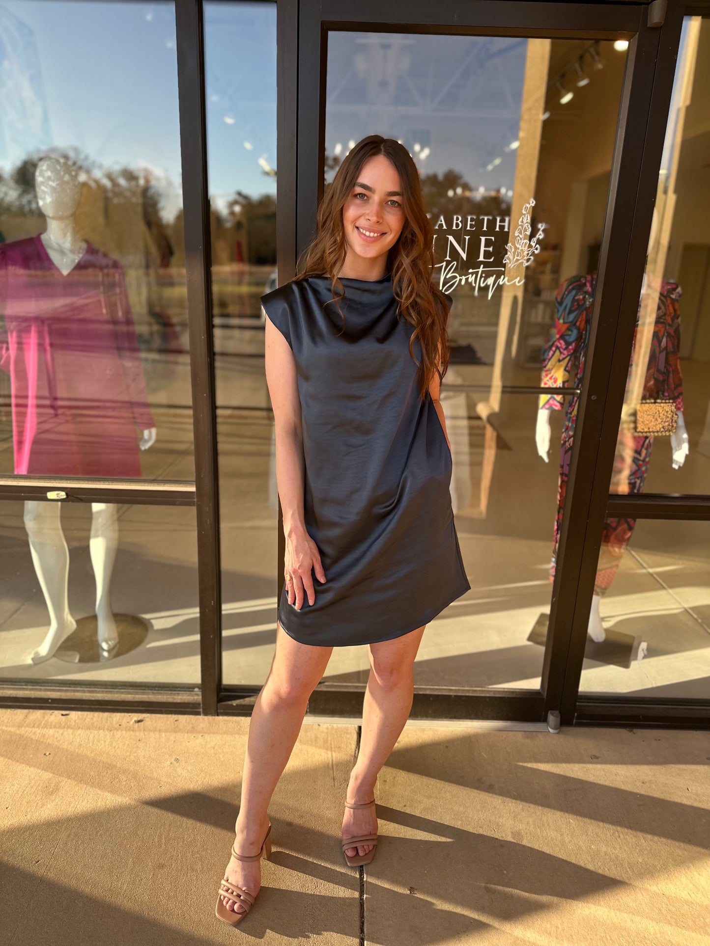 Melissa Nepton Beni Burberry Blue Dress