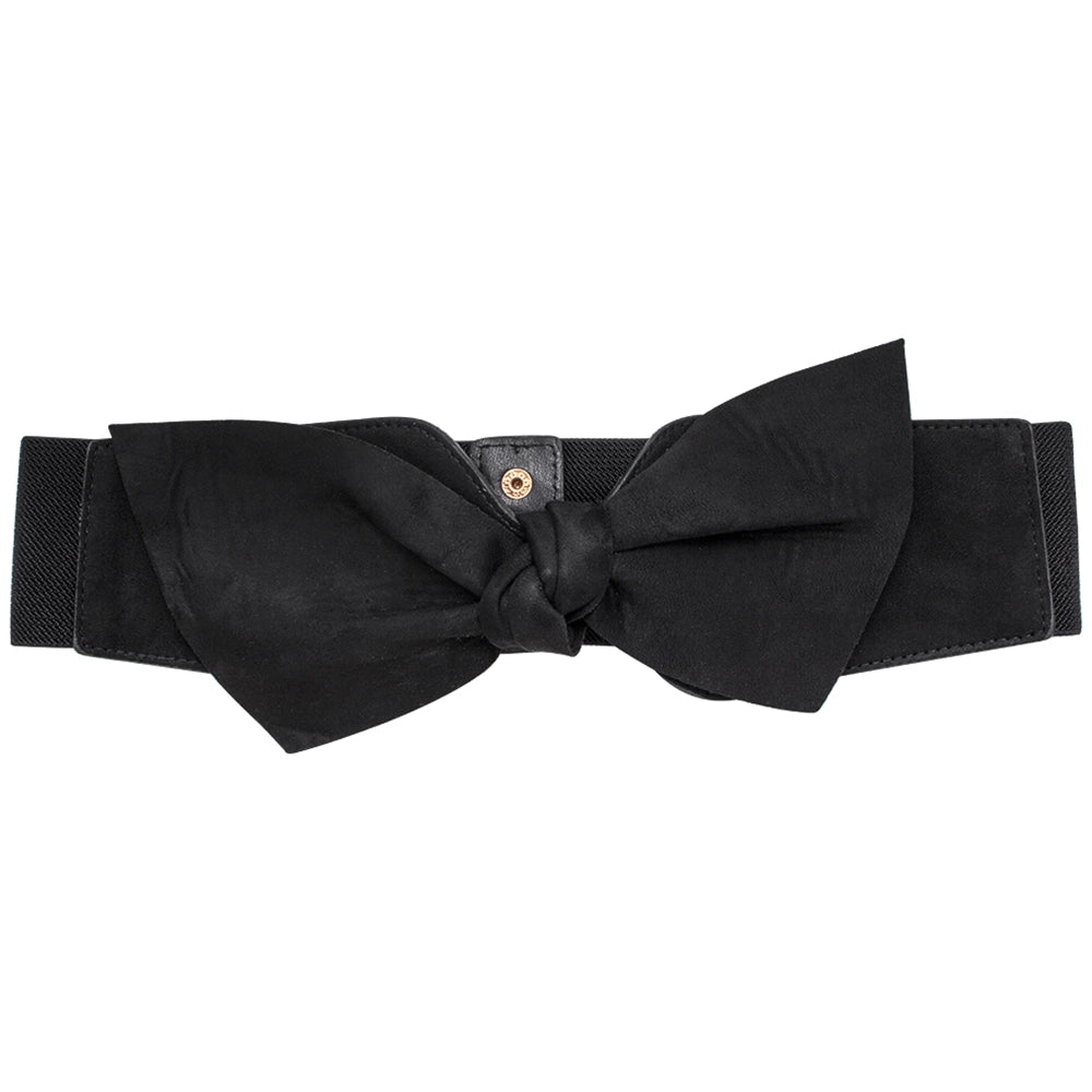 Bow Design Elastic Waist Belt