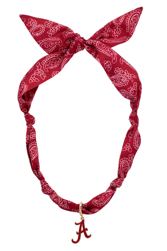 EAB Favorites Alabama Logo Scarf Necklace