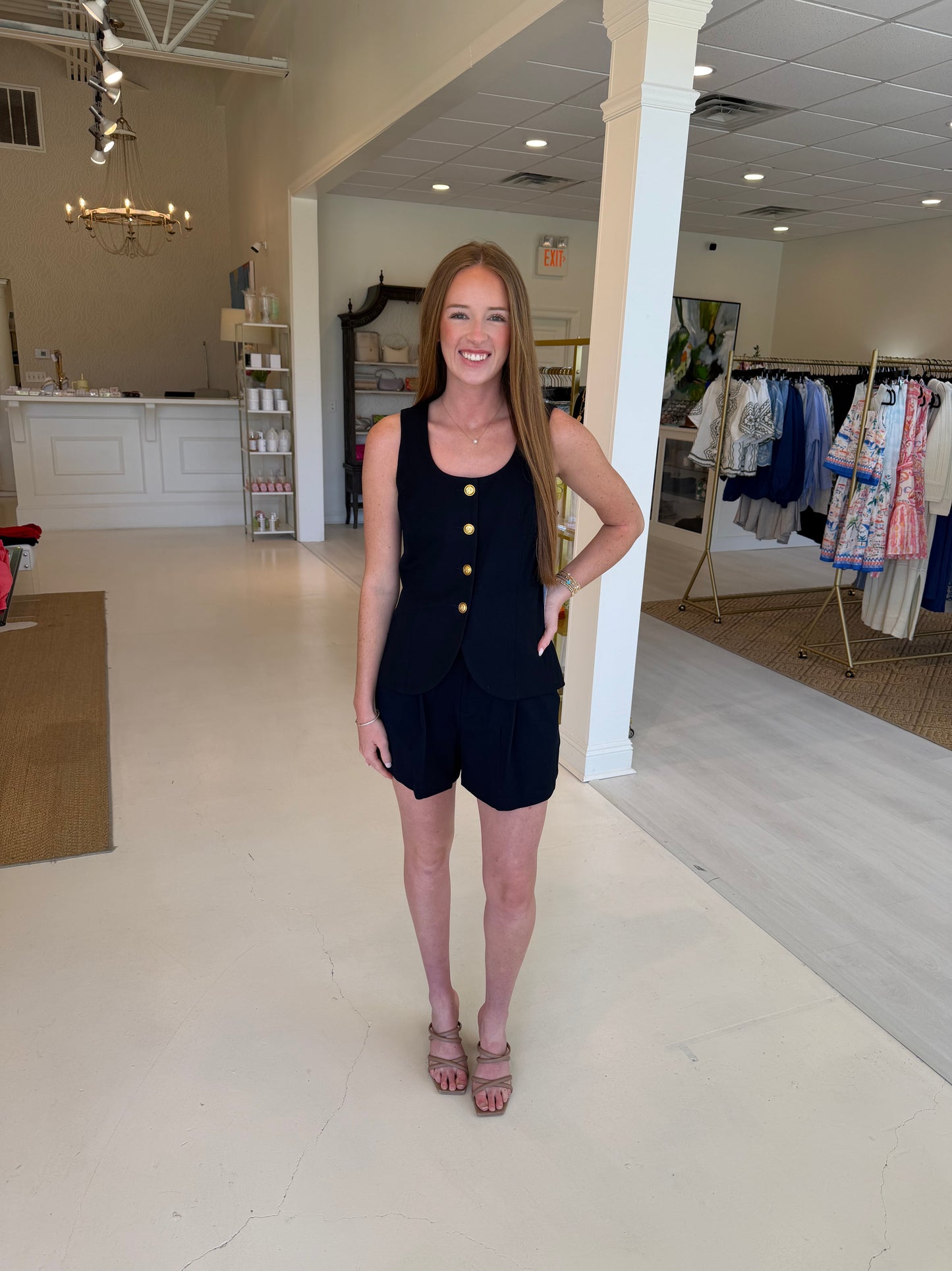 Fifteen Twenty Cassidy shorts navy