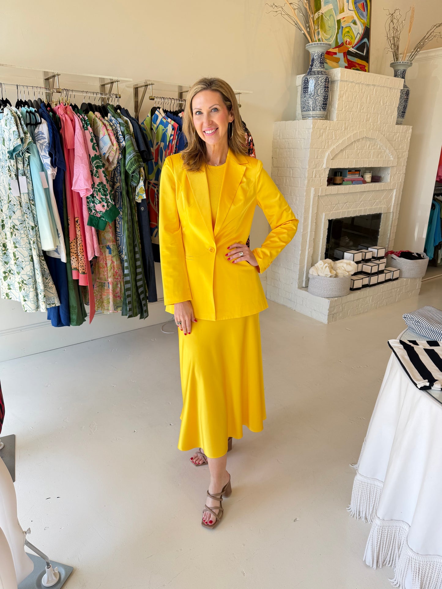 Trina Turk Rabina Skirt - Lambretta Lemon