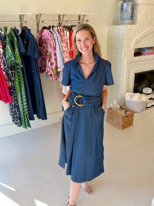 Holly Shae Gretchen Dress Denim