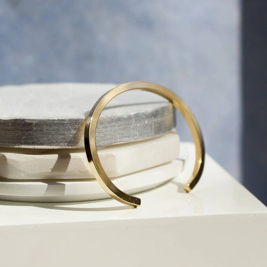 EAB Favorites Square Wire Cuff - Gold