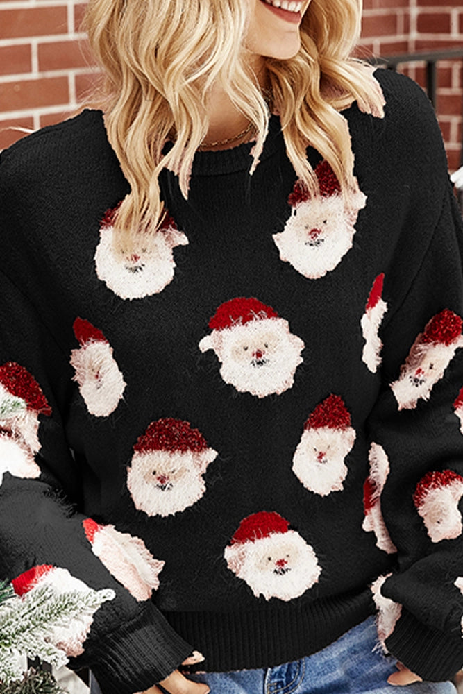 Miss Sparkling Santa Sweater